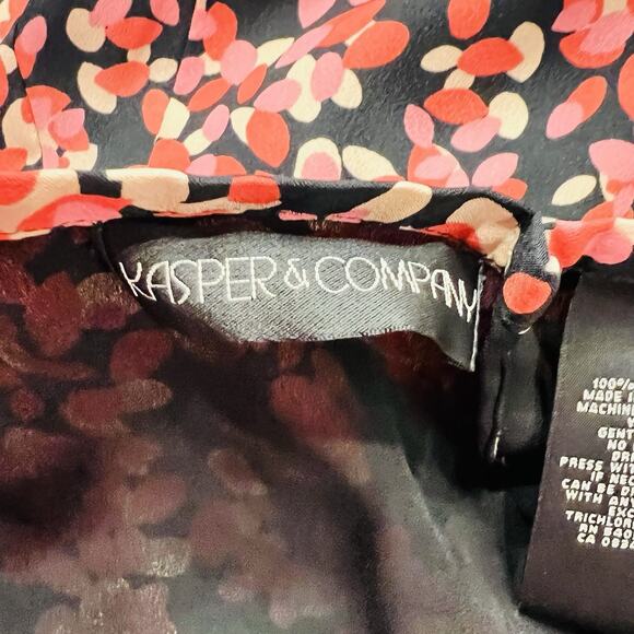 Kasper Women’s Skirt Sz 12 Red, Tan Black (A0127) - Picture 3 of 4